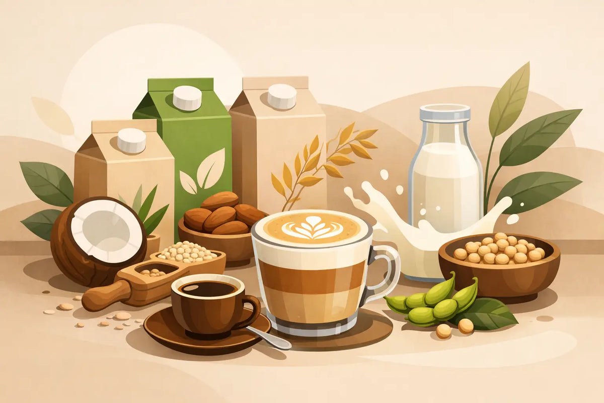 Cafea specialty cu lapte vegetal: cum o alegi